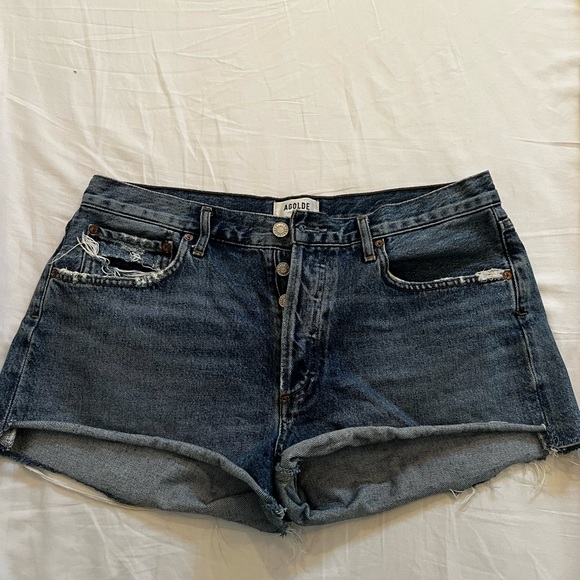 Agolde denim shorts - Picture 1 of 3
